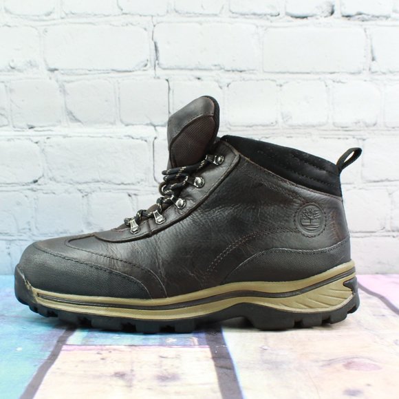 Timberland Other - Timberland Black Leather Lace-up Back Road Trail Hiker Boots Size US 4.5